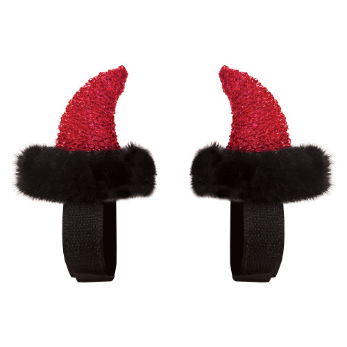 Equetech Child's Devilish Hat Silk and Bridle Horns - Image 2