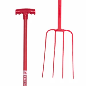 Red Gorilla Manure Fork (T- handle)