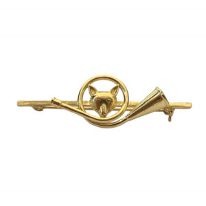 Equetech Stock Pin - French Horn Fox Head