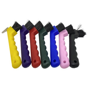 Plastic Hoof Pick Brush
