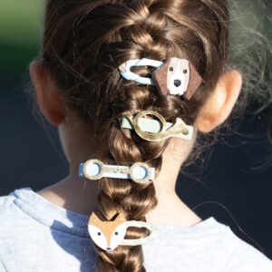 Equetech Fox & Hounds Luxury Hair Clips - Set of 4